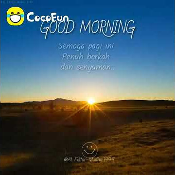 Cocofun selamat pagi !!!