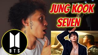 AMERICAN REACTS TO (BTS) 정국 (Jung Kook) 'Seven (feat. Latto)' Official MV / REACTION