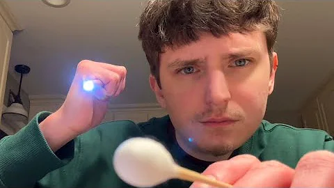 ASMR My First Cranial Nerve Exam (Head, Ear, Eye Exam, Soft Spoken Doctor Role Play)