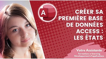 Créer sa première base de données Access - Création d