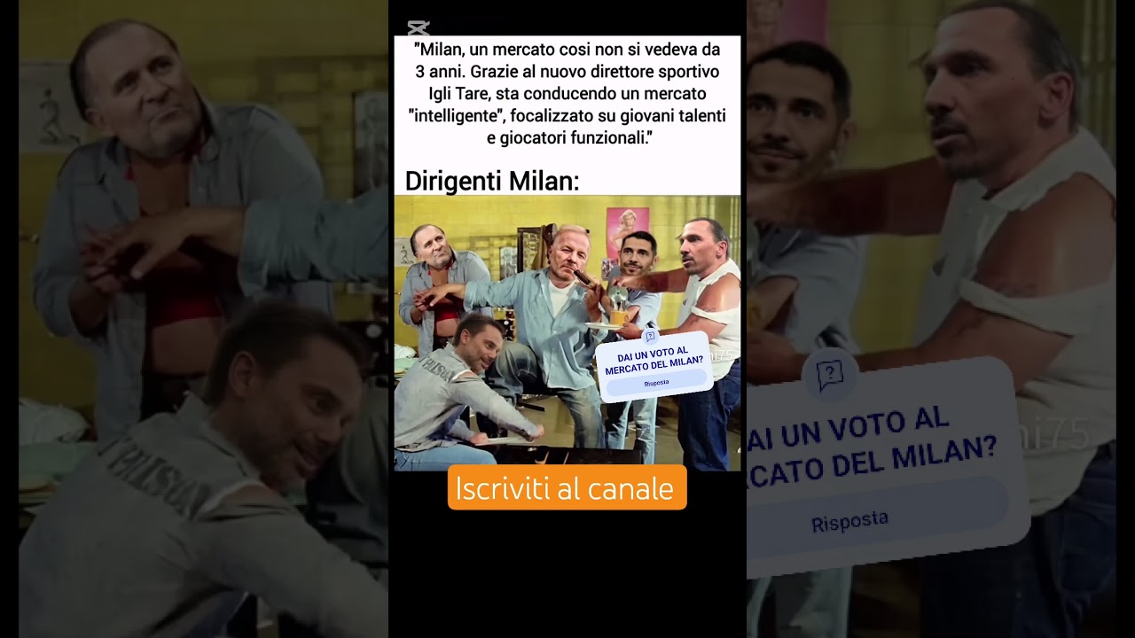 CALCIOMERCATO MILAN: TARE IL RE 