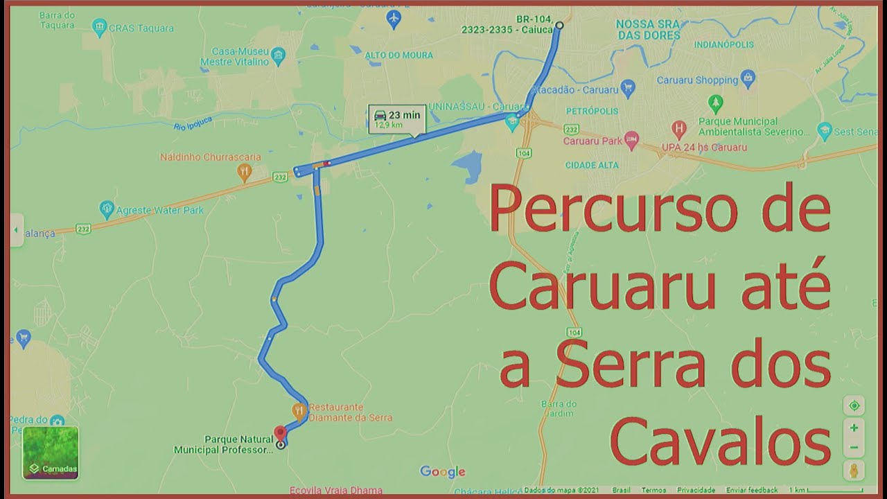 Caruaru | Da BR-104 até a Serra dos Cavalos