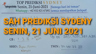 ♏ Data sidney dari 2016 sampai 2021