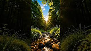 “Forest Stream After the Rain”