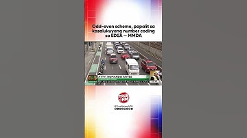 Odd-even scheme, papalit sa kasalukuyang number coding sa EDSA — MMDA | Ted Failon & DJ Chacha