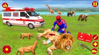 Light Speed Robot Superhero Mission - Animal Ambulance Rescue Driver - Android Games - Android Play screenshot 5