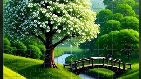 Beautiful Nature Puzzle Game #animation #creativepuzzles #puzzlechallenge #art #artpuzzle #painting 