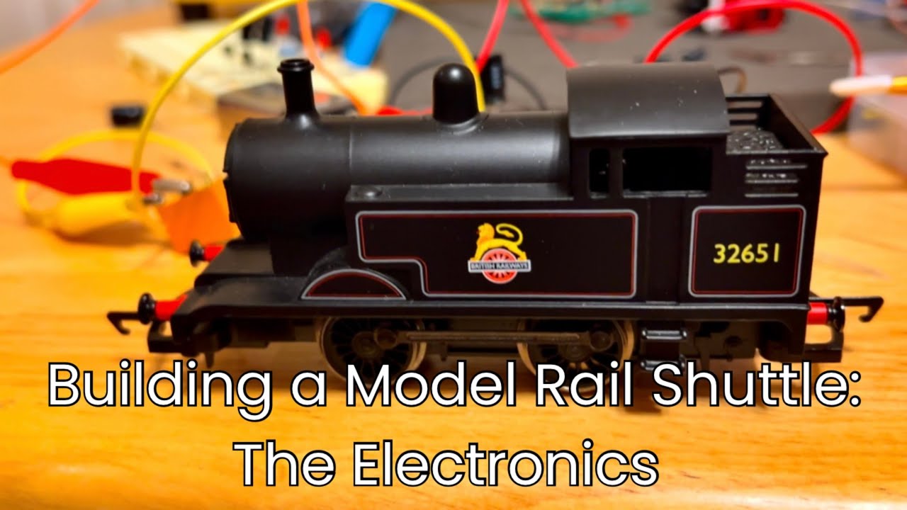 76. Создание модели железнодорожного челнока — электроника.