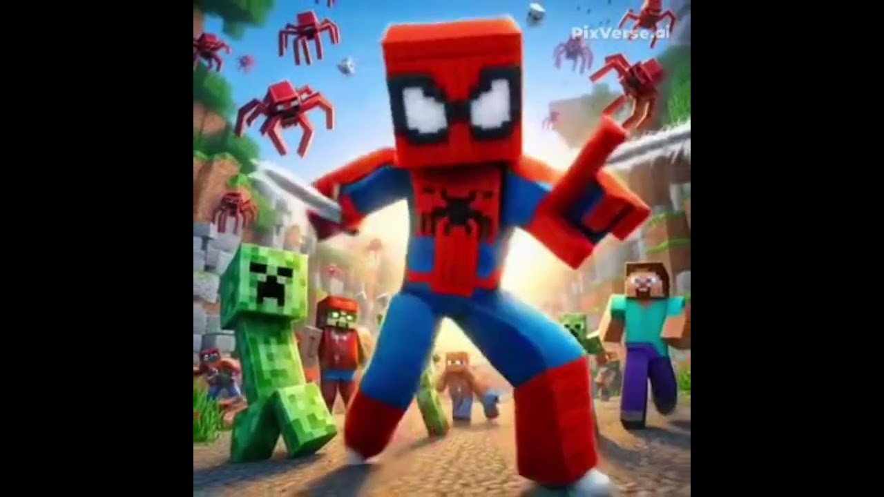 100% AI-animated: Minecraft characters dance!