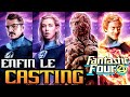 Le casting officel des 4 fantastiques analyse image annes 60