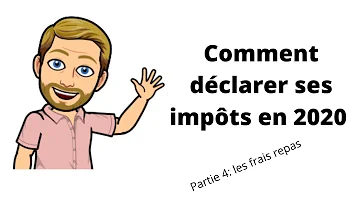 Comment calculer frais de repas impôts 2021 ? Comment calculer frais de repas impôts 2021 ?