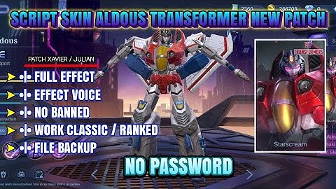 SCRIPT ALDOUS TRANSFORMER NO PASSWORD FULL EFFECT AND VOICE UPDATE NEW PATCH