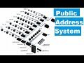 Public Address System Connection Diagram, Architecture and learning