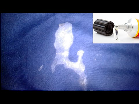 How to remove glue stains from clothes     كيفية إزالة بقع الصمغ من الملابس