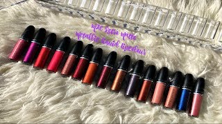 MAC Retro Matte METALLIC Liquid Lipsticks *ALL 15 SHADES!*