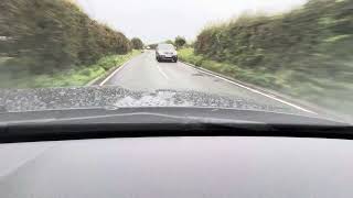Demonstration of commentary and defensive driving
