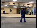 Blue Belt Working On Form