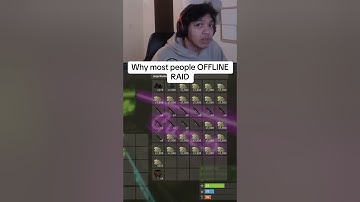 Why most people OFFLINE raid nowadays #rustpvp #rust #shorts #rustgame #rustclips #rustraid
