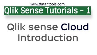 Qlik Sense Tutorials - QlikSense Cloud Introduction - What is QlikSense and How to get it screenshot 3