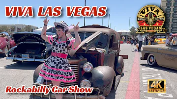 VIVA LAS VEGAS 2024 ROCKABILLY WEEKEND CAR SHOW | CLASSIC CARS, HOT RODS, RAT RODS AND MORE