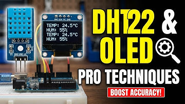 Techniques for DHT22 Temperature Sensing with OLED | #fypシ #short #diy  #tiktok #dht22  #shorts