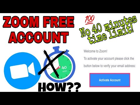Video ZOOM FREE ACCOUNT 2020 | NO 4O MINUTES TIME LIMIT |... - youtube