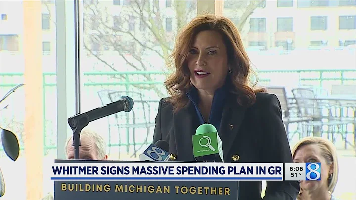 Gov. Whitmer signs $4.8B infrastructure spending law