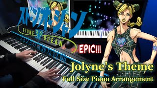 Download lagu Jolyne's Theme FULL Version/JoJo's Bizarre Adventure 6: Stone Ocean Epic Piano Synthesia