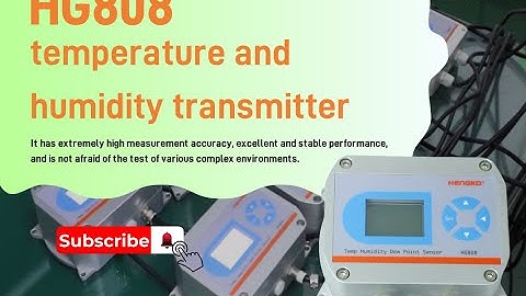 HG808 Temperature and Humidity Transmitter