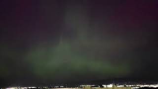 VIEW OF THE NOTHERN LIGHT TONIGHT IN BOISE IDAHO