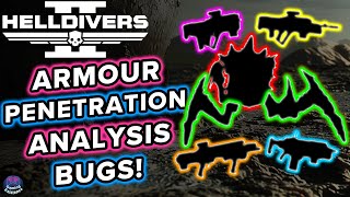 Armour Penetration Ysis On Bugs Helldivers 2 Weapons Guide