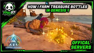 How I Farm Treasure Bottles In Genesis 1 - Best Way Of Getting Loot | ARK: Survival Ascended