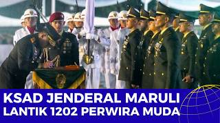 Dibawah Guyuran Hujan Jenderal Maruli Simanjuntak Lantik 1202 Perwira Muda Jalur Diktukpa Tni Ad