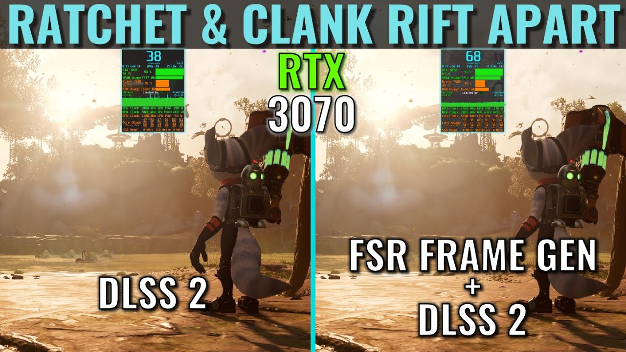Ratchet & Clank Rift Apart - FSR 3 Frame Generation Mod - RTX 3070 ...