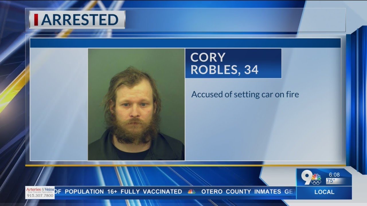 Man accused of setting car on fire - YouTube