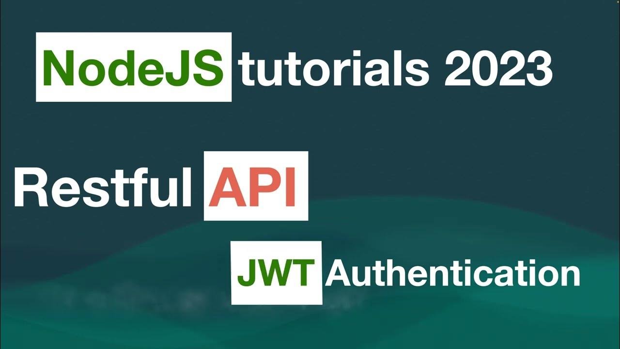 Tự học NodeJS 2023 - MongoDB Mongoose - JWT | JSON Web Token - YouTube