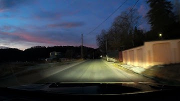 Volvo XC60 2018+ (SPA) High Beam Assist in action