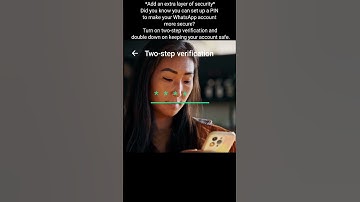 WhatsApp account more secure | #shortvideo #shorts