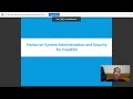 Online-course Hands-on System Administration and Security for #FreeBSD #opensource #technology