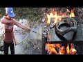 Unbelievable BOW FISHING for HUGE SNAKE with Survival Skills