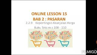 2.2.9 Kepentingan Keanjalan Harga 2.2.9 Kepentingan Keanjalan Harga
