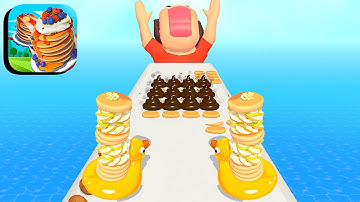 Pancake Run ​- All Levels Gameplay Android,ios (Levels 296-308)