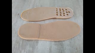 Alas Bawah Sol Potong Sepatu Outsole Sepatu Casual Pantofel Karet Mentah Rubber Hak Pentil Pasir Tipis