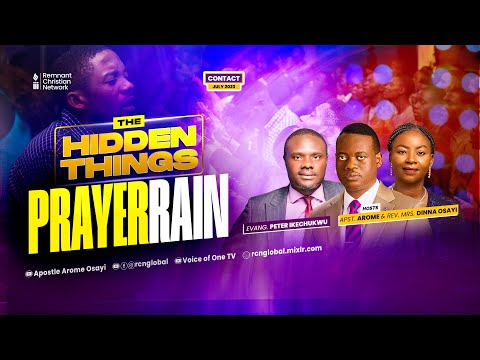 APOSTLE AROME OSAYI ||  JULY CONTACT  || PRAYER RAIN  || 30TH JULY 2023
