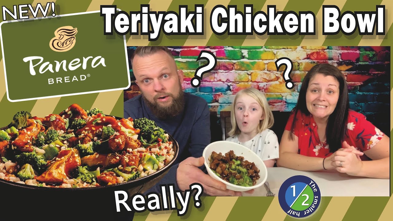 Panera Bread Teriyaki Chicken & Broccoli Bowl Review / Taste Test YouTube
