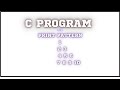 Print pattern3 #pattern #cprogramming #codecoding