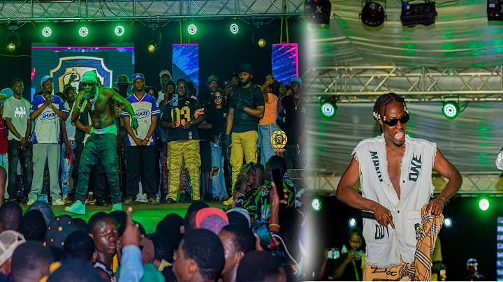 Fancy Gadam And Shatta Wale 1 Don concert at Aliu Mahama Sports Stadium.