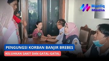 Tim Medis Periksa Kesehatan Pengungsi Korban Banjir Brebes
