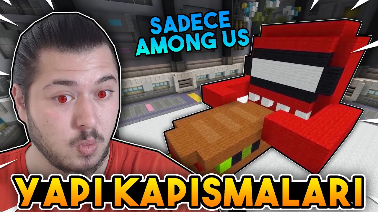 SADECE AMONG US!! | Yapı Kapışmaları [Just Build] | Minecraft