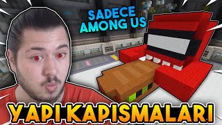 SADECE AMONG US!! | Yapı Kapışmaları [Just Build] | Minecraft